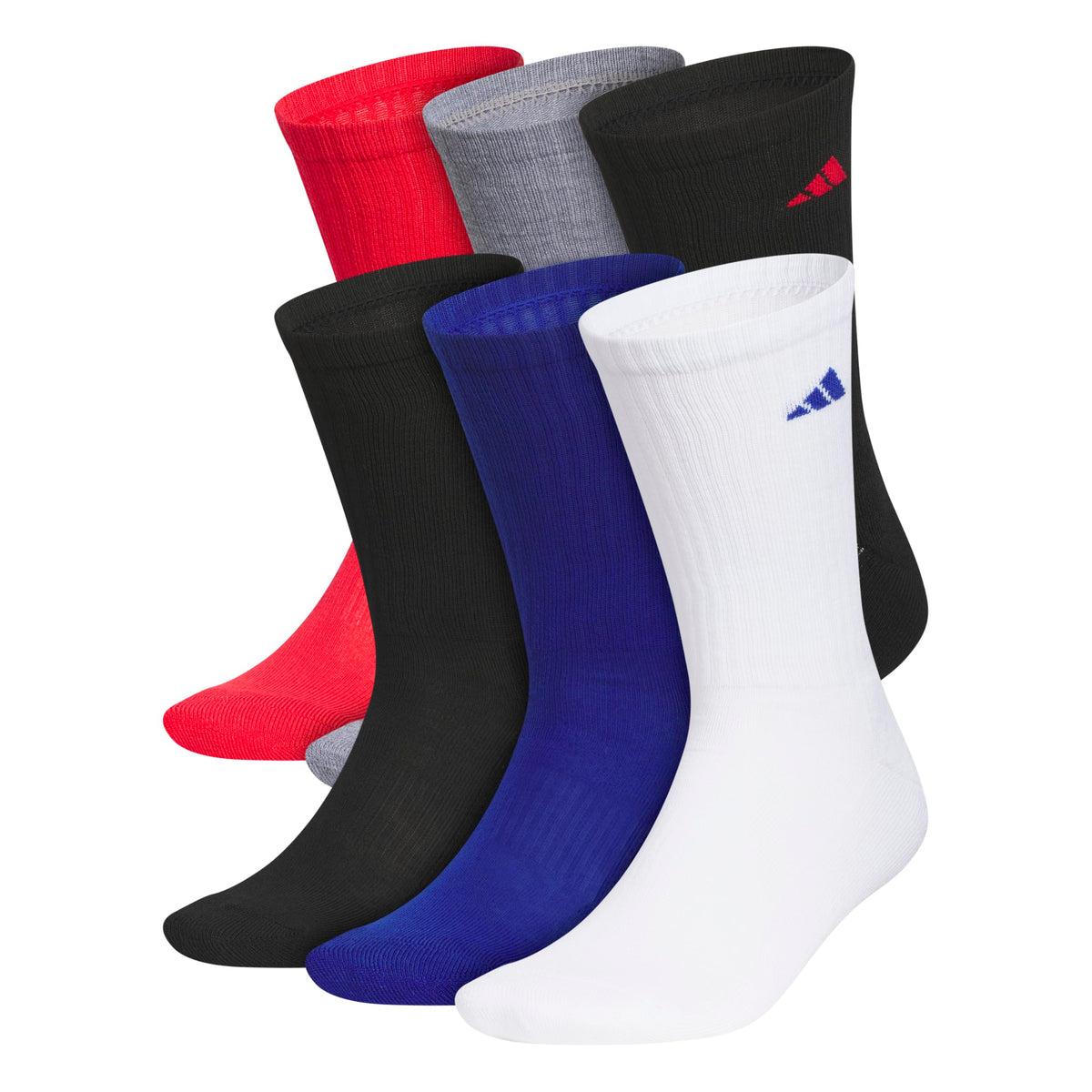 adidas Men’s Athletic Crew Socks, 6 Pairs