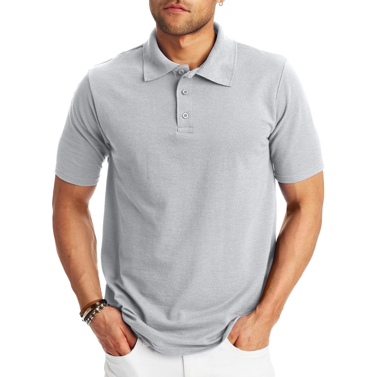 Hanes Men’s X-Temp Short Sleeve Polo Shirt