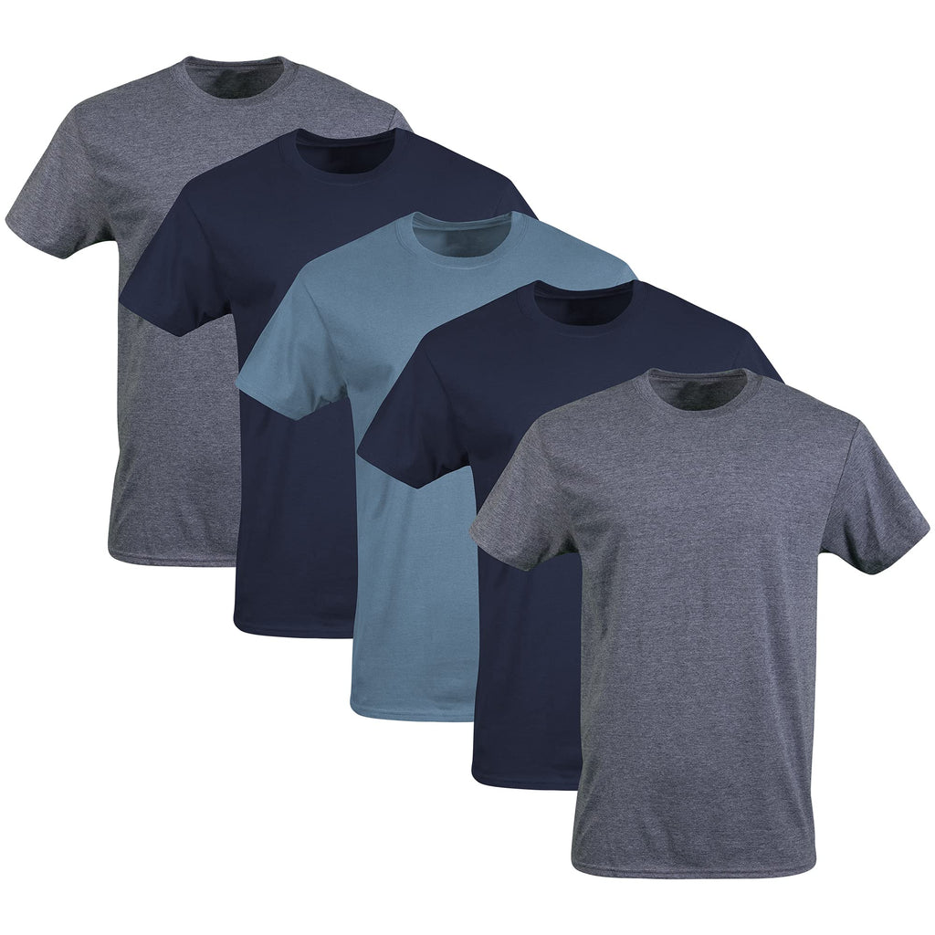 Gildan Men’s Cotton Crewneck T-Shirts, Multipack