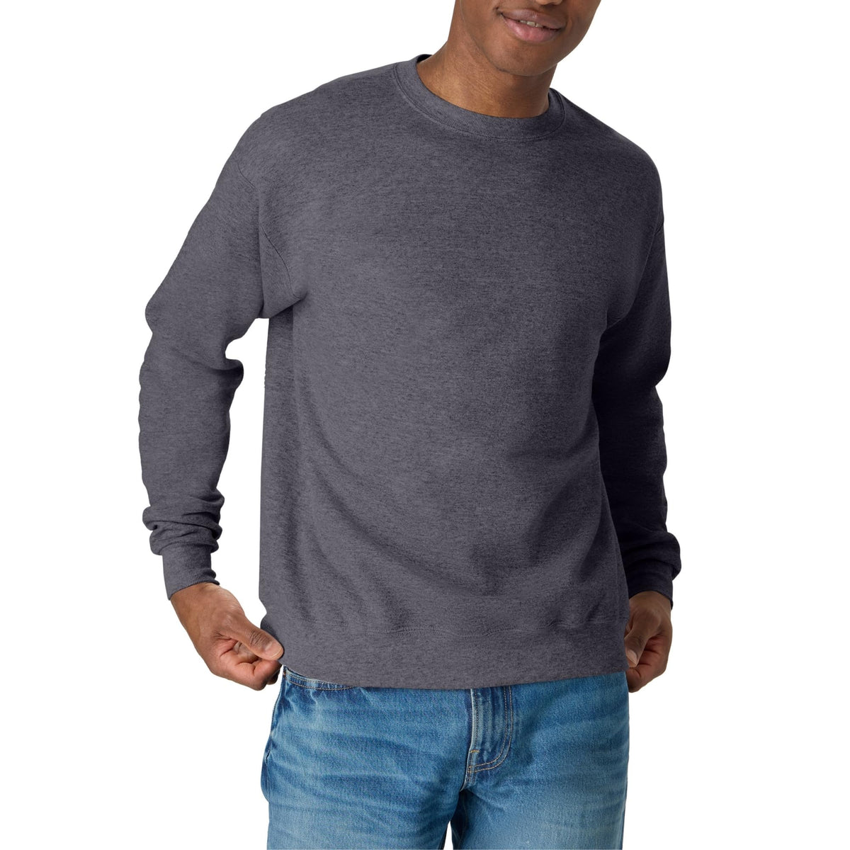 Hanes Men’s EcoSmart Fleece Crewneck Sweatshirt