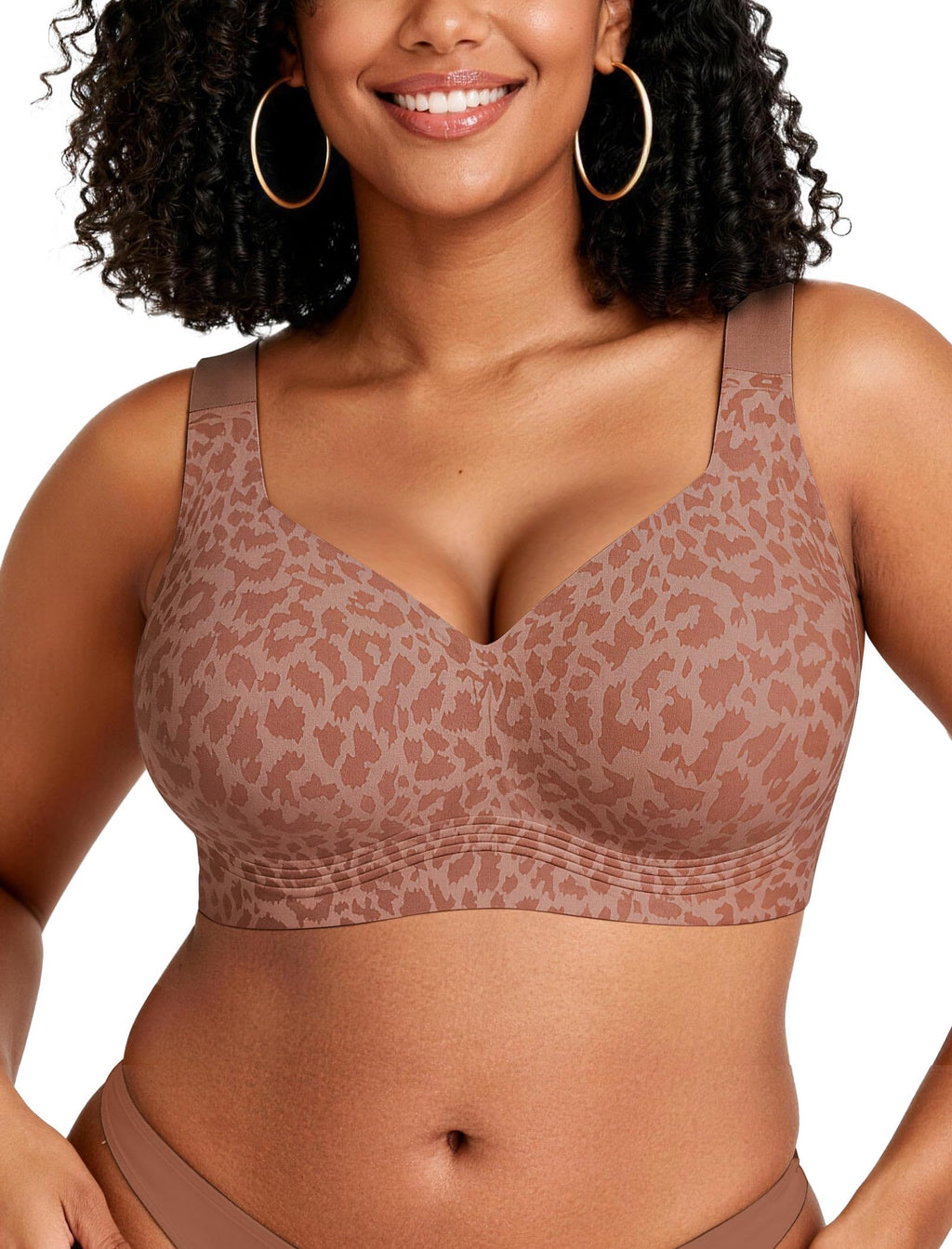 OEAK Women’s Full-Coverage Wireless Convertible Jelly Bra
