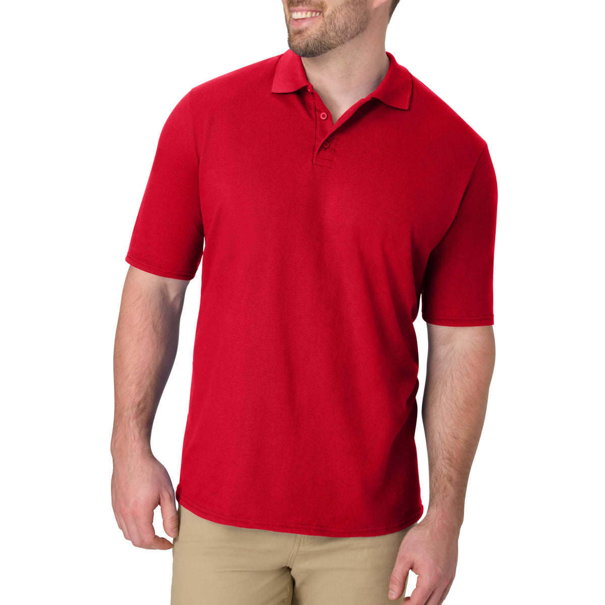 Hanes Men’s X-Temp Short Sleeve Polo Shirt
