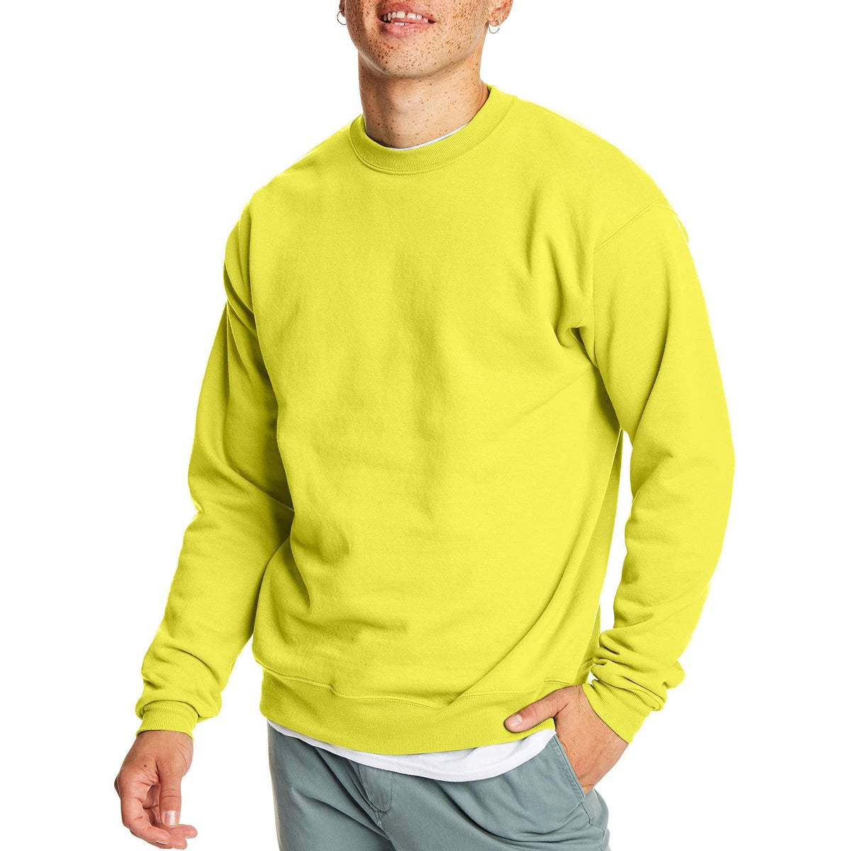 Hanes Men’s EcoSmart Fleece Crewneck Sweatshirt