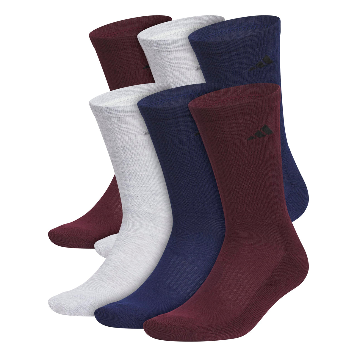 adidas Men’s Athletic Crew Socks, 6 Pairs