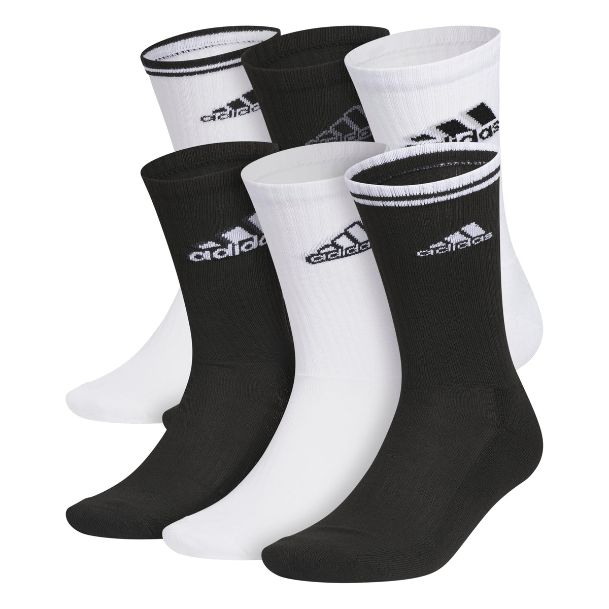 adidas Men’s Athletic Crew Socks, 6 Pairs