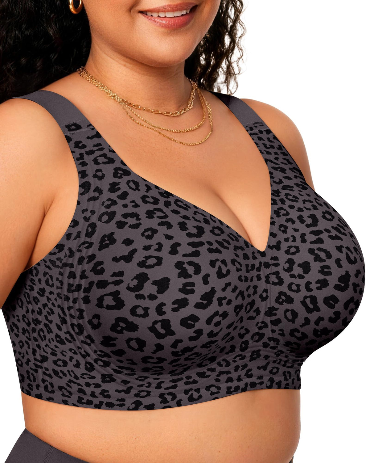 OEAK Women’s Full-Coverage Wireless Convertible Jelly Bra