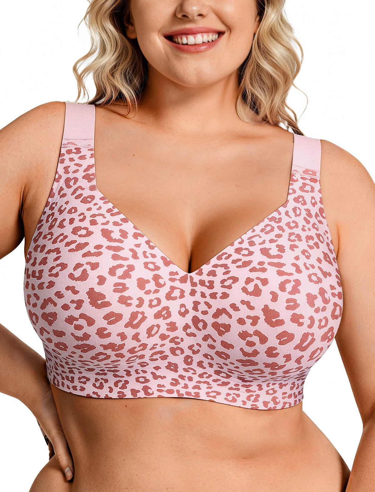 OEAK Women’s Full-Coverage Wireless Convertible Jelly Bra