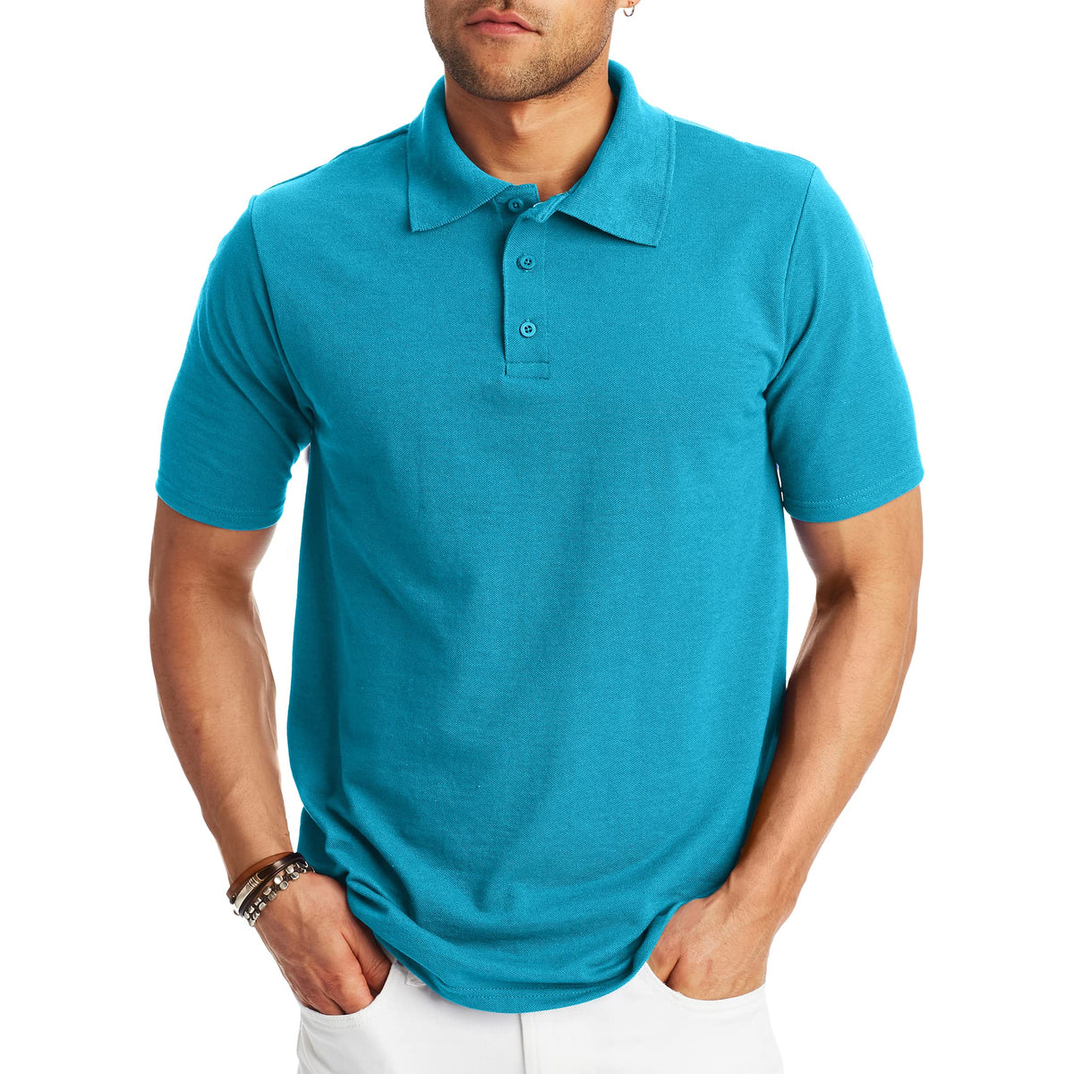 Hanes Men’s X-Temp Short Sleeve Polo Shirt