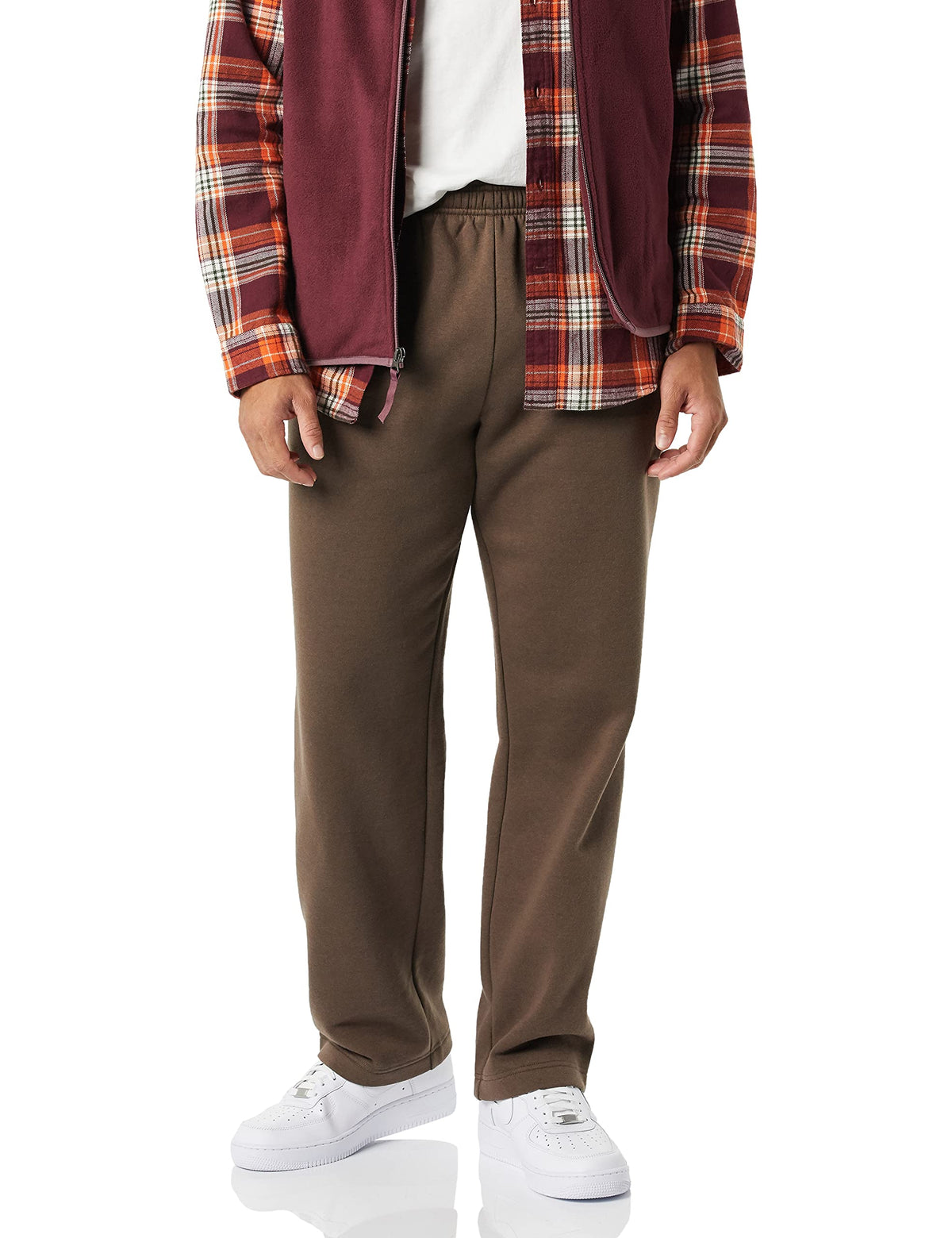 Amazon Essentials Men’s Open-Bottom Fleece Sweatpants