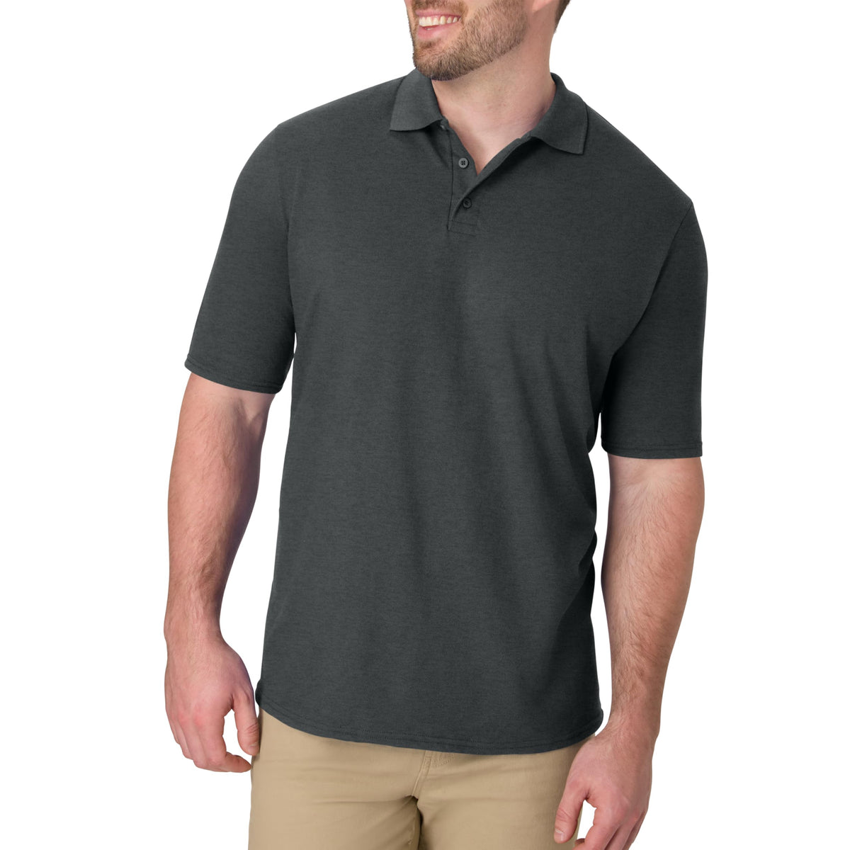 Hanes Men’s X-Temp Short Sleeve Polo Shirt