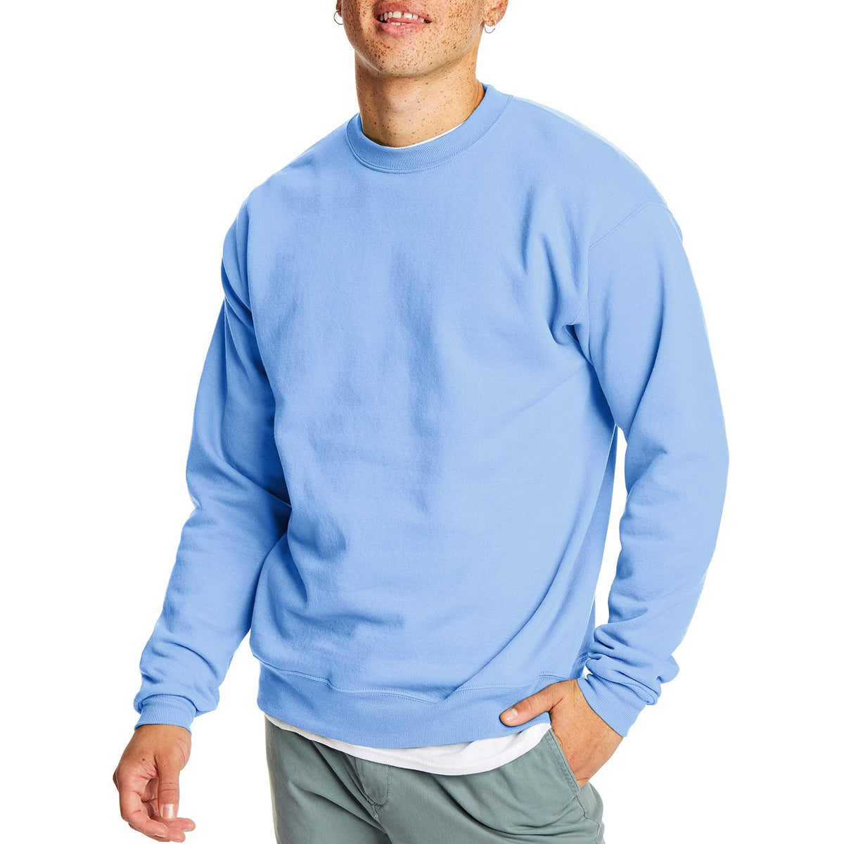 Hanes Men’s EcoSmart Fleece Crewneck Sweatshirt